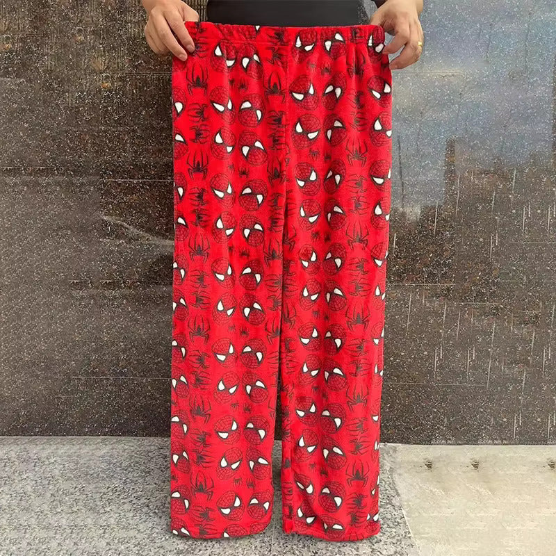 Pantalon de pyjama ample en velours de coton H.Kitty x Spider-man